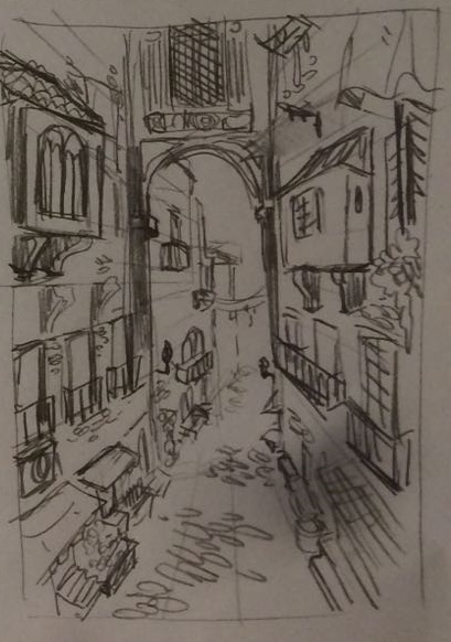 Scorcio Via S. Gregorio Armeno 2